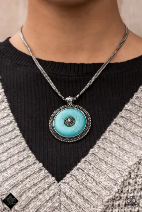 Paparazzi EPICENTER of Attention Necklace Blue