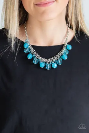 Paparazzi Fiesta Fabulous Necklace Blue