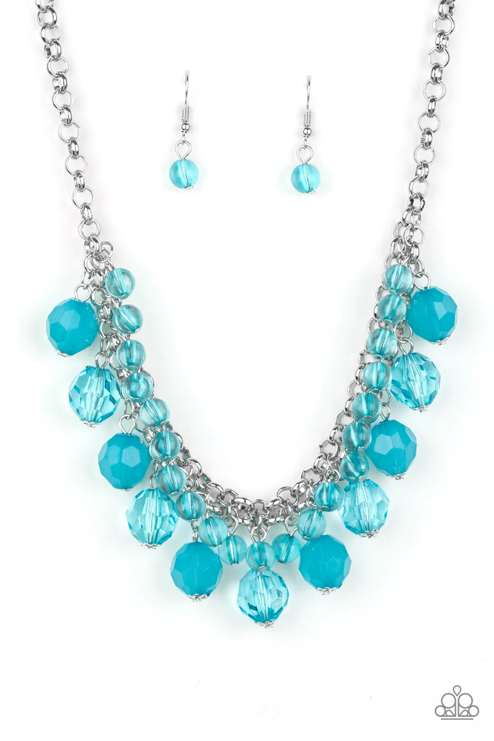 Paparazzi Fiesta Fabulous Necklace Blue