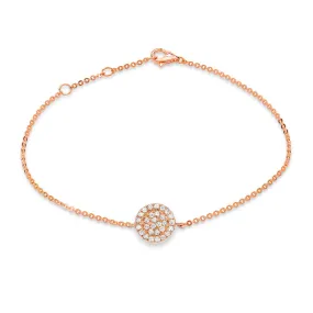 Pave Disc Bracelet
