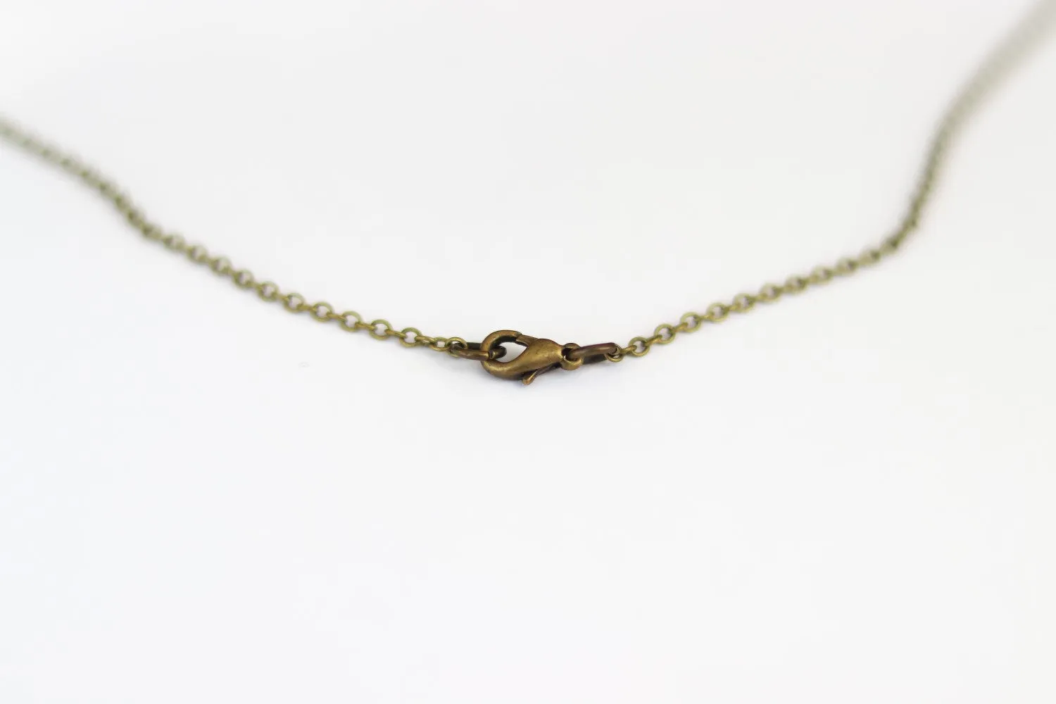 Paw necklace for men, chain necklace with a bronze dog cat paw pendant, pet necklace, animal lovers