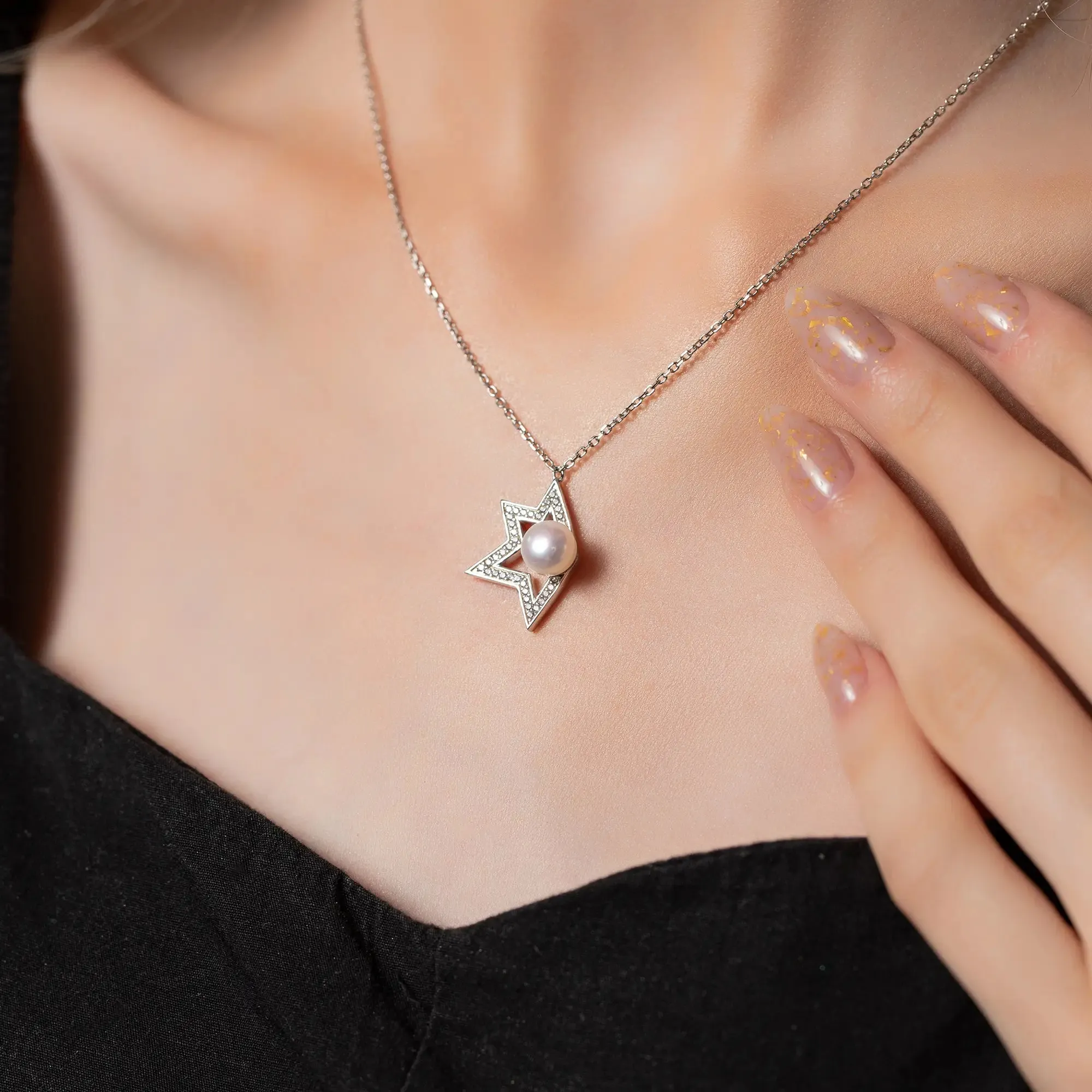 Pearl Star Necklace