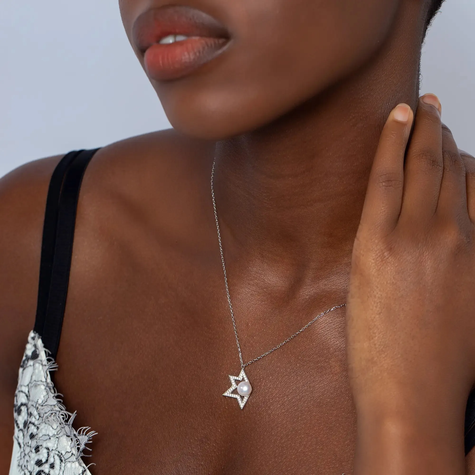 Pearl Star Necklace