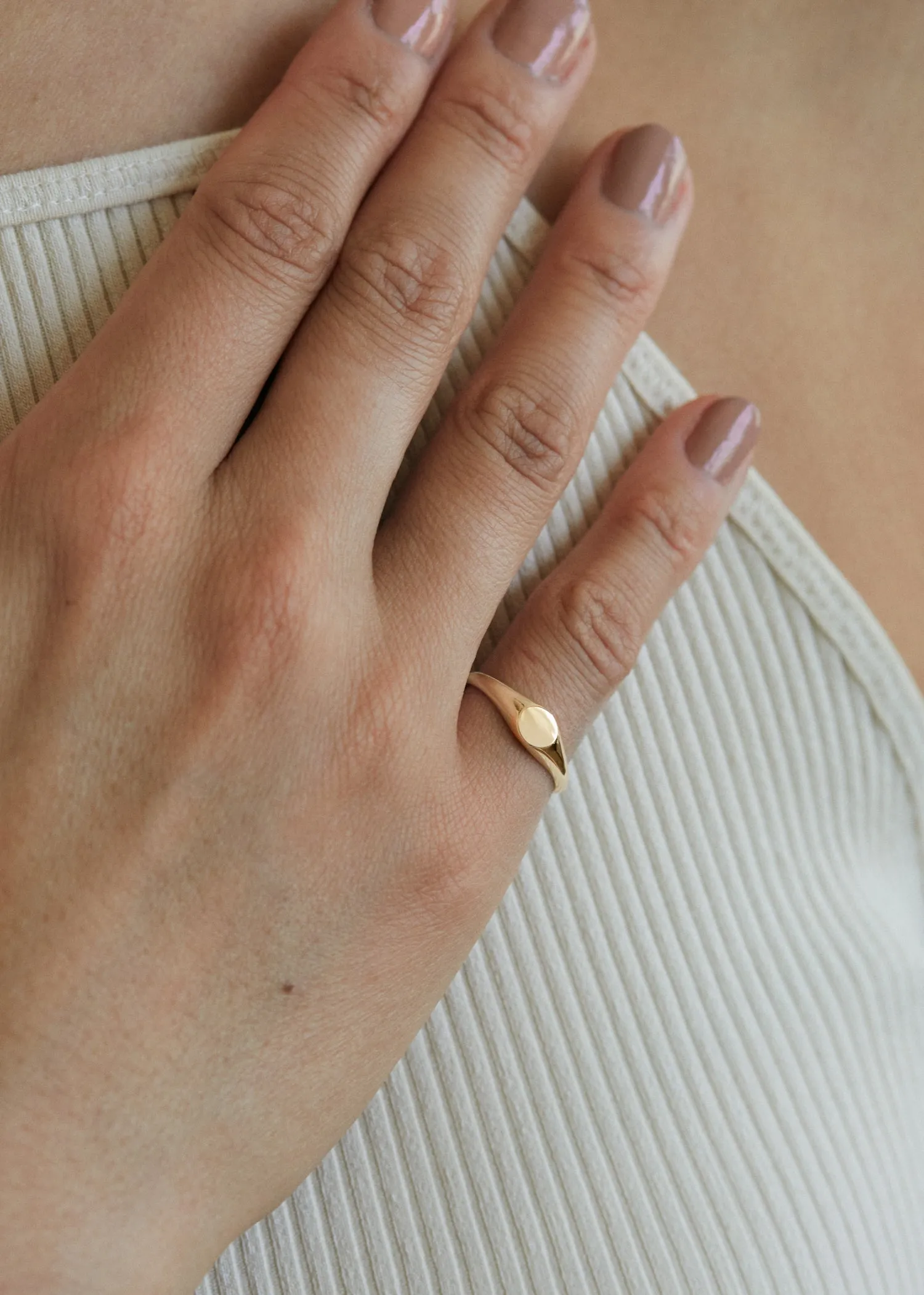 Petite Classic Signet Ring