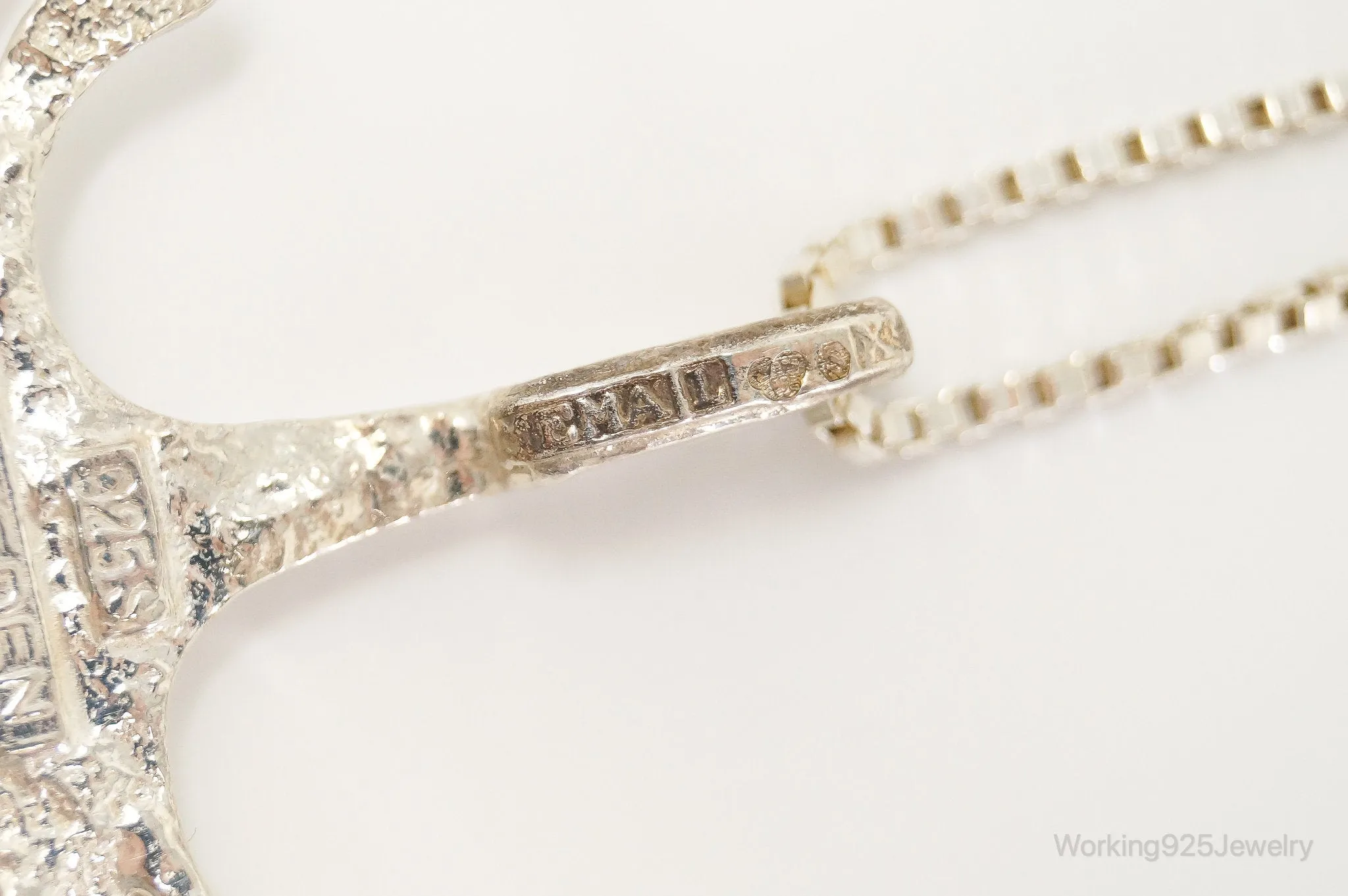 Rare Sweden Modernist Theresia Hvorslev Sterling Silver Necklace