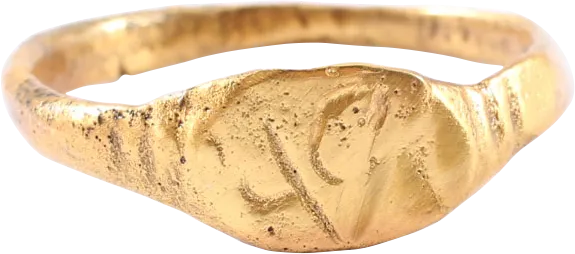 ROMAN SIGNET RING, 2ND-5TH CENTURY AD, SIZE 5 ½