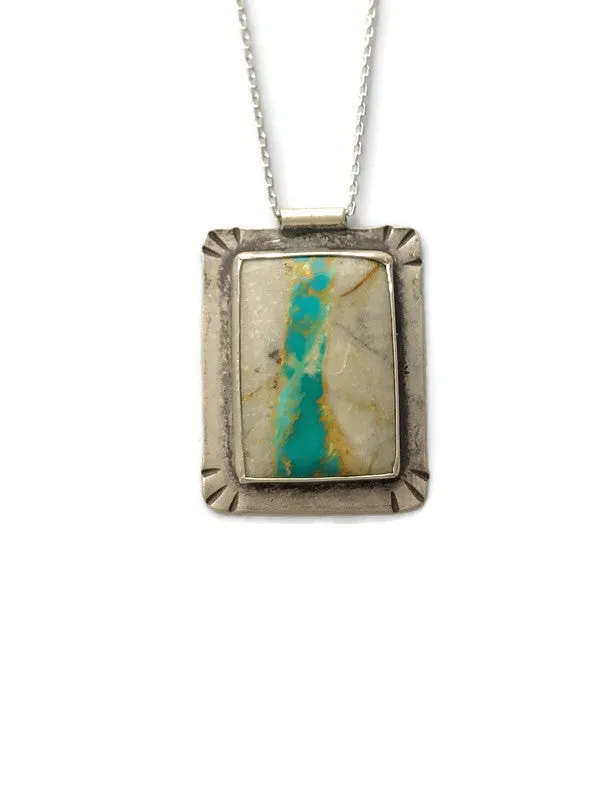 Royston Ribbon Rectangular Necklace