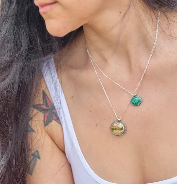 Royston Ribbon Round Necklace