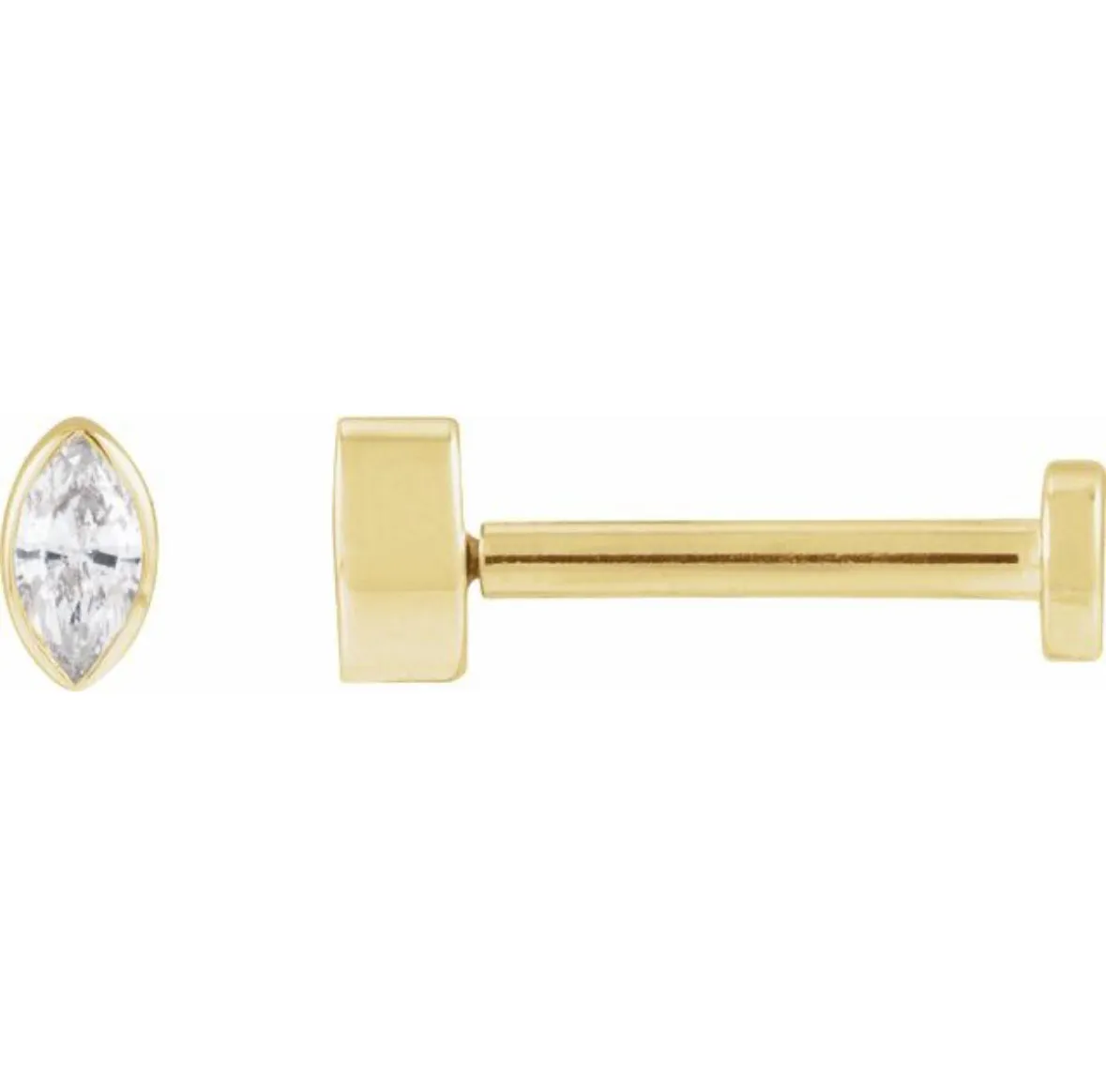 Second Hole Stud Earrings