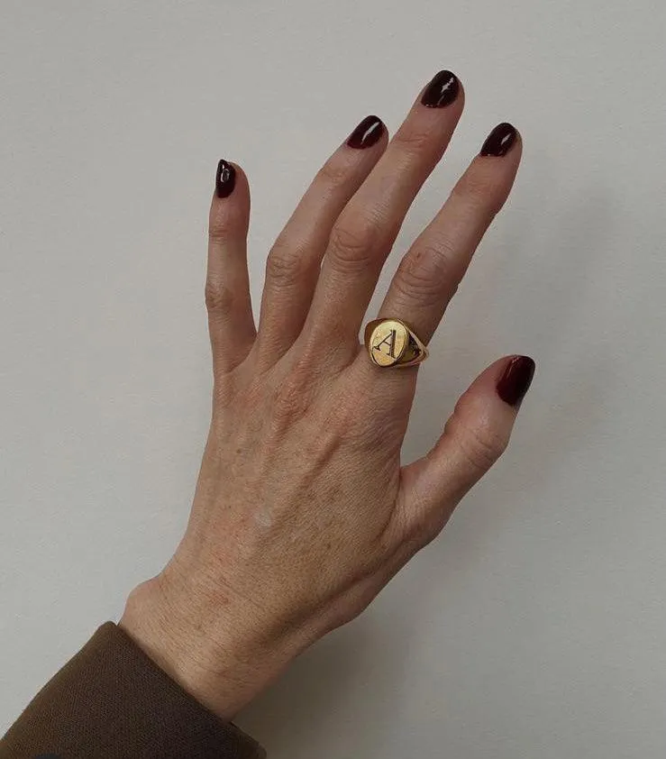 Signet Personalised Initial Ring
