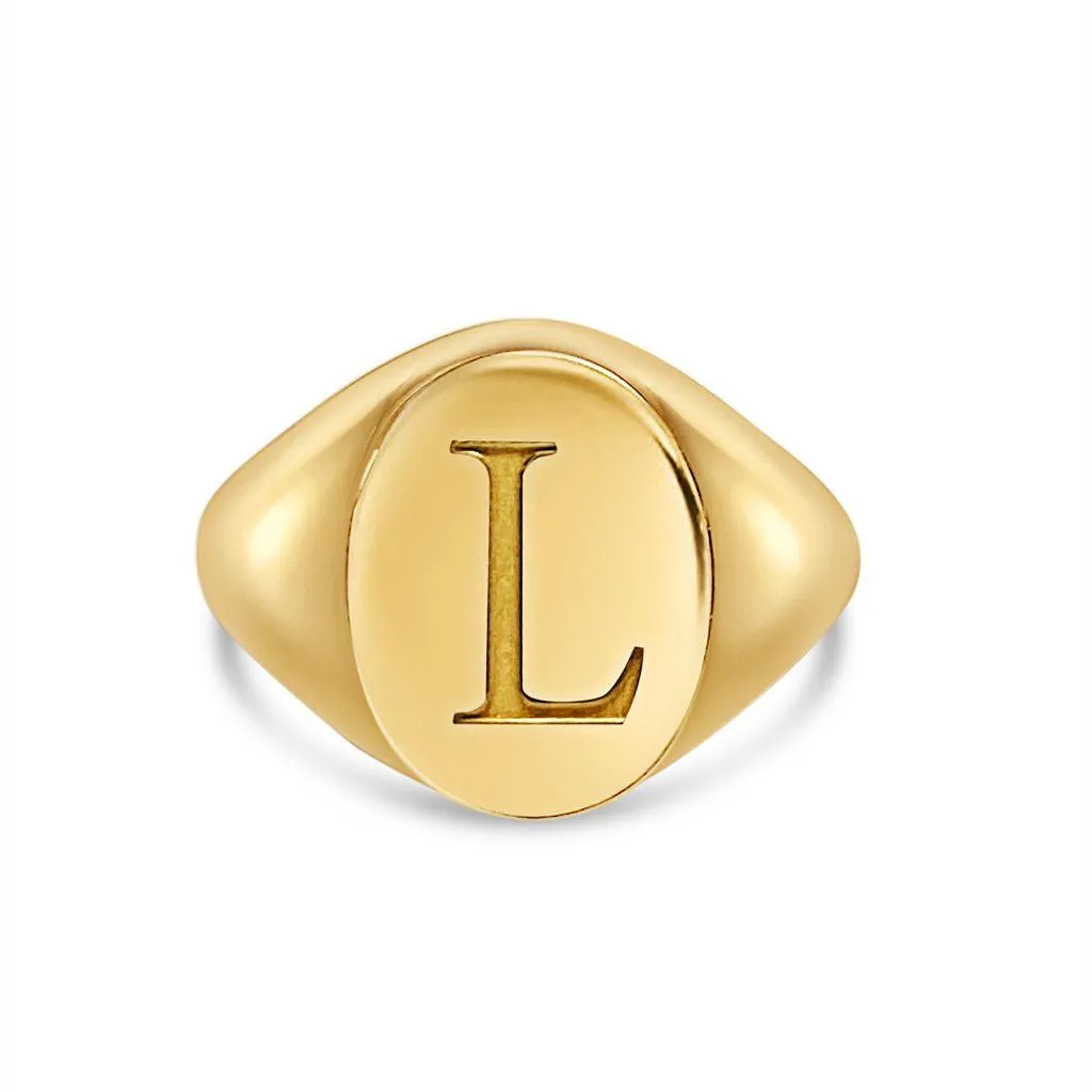 Signet Personalised Initial Ring