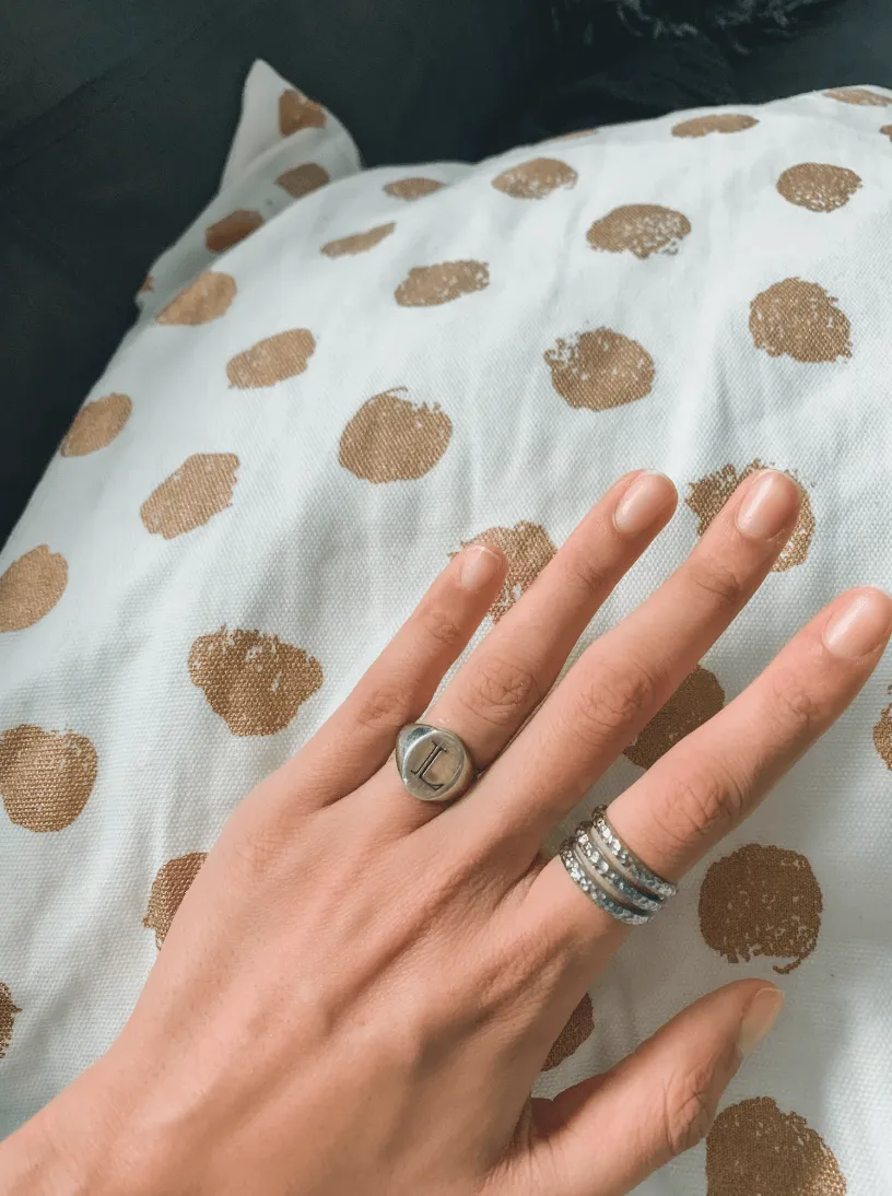 Signet Personalised Initial Ring