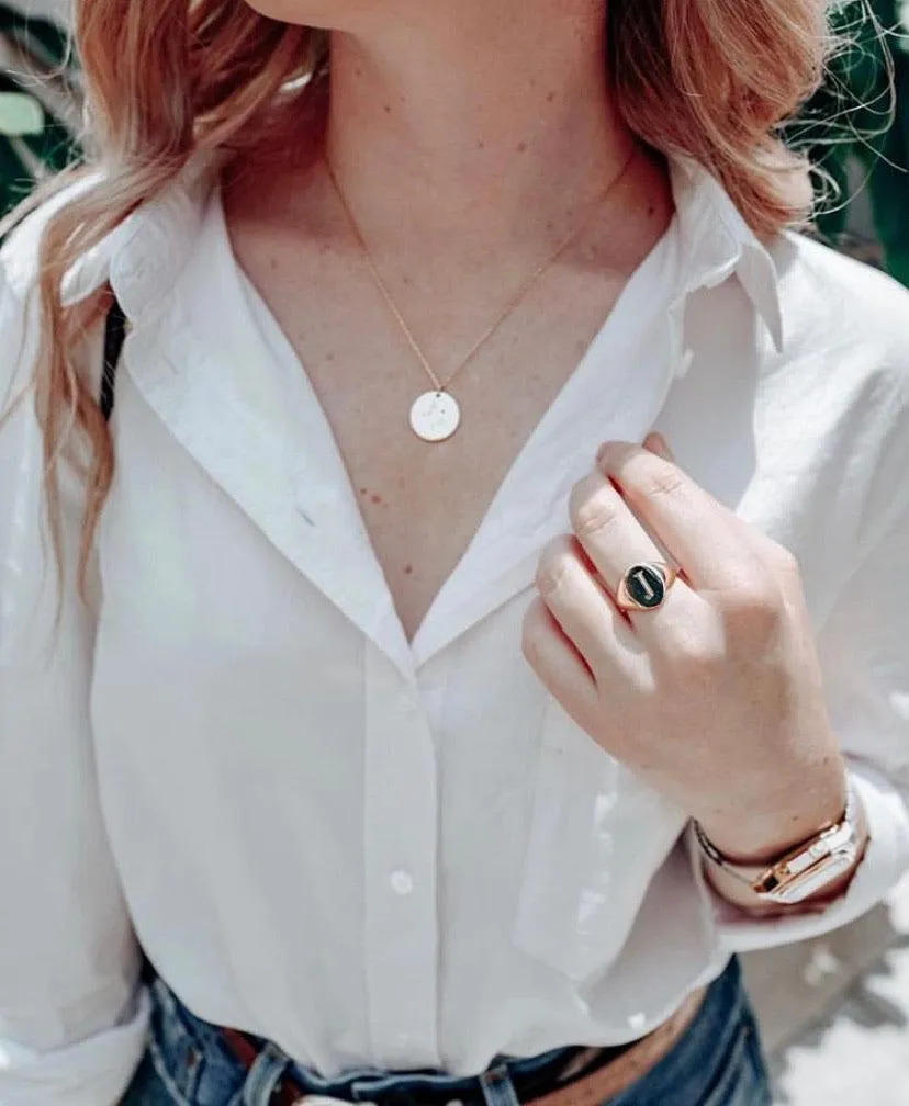 Signet Personalised Initial Ring