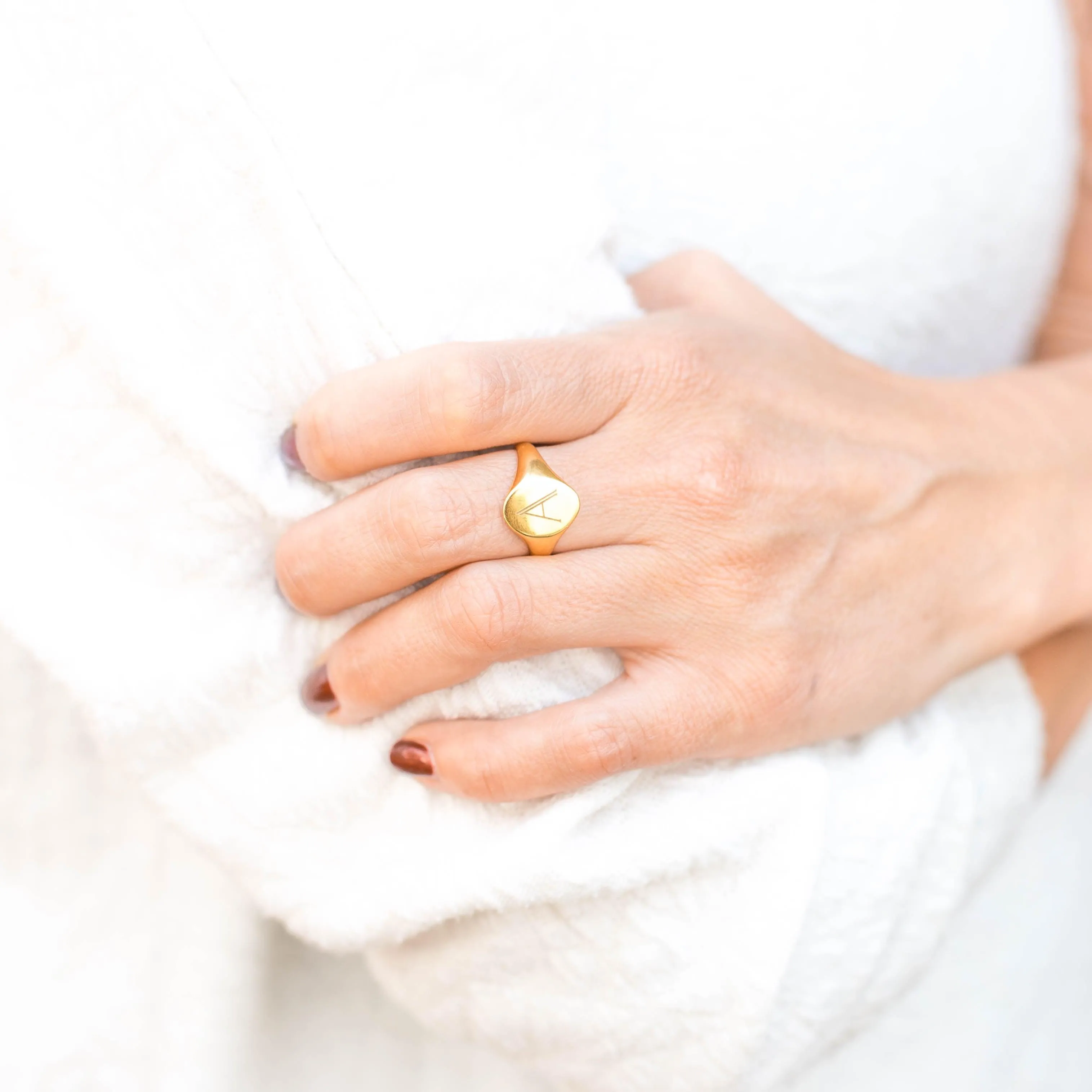 Signet Personalised Initial Ring