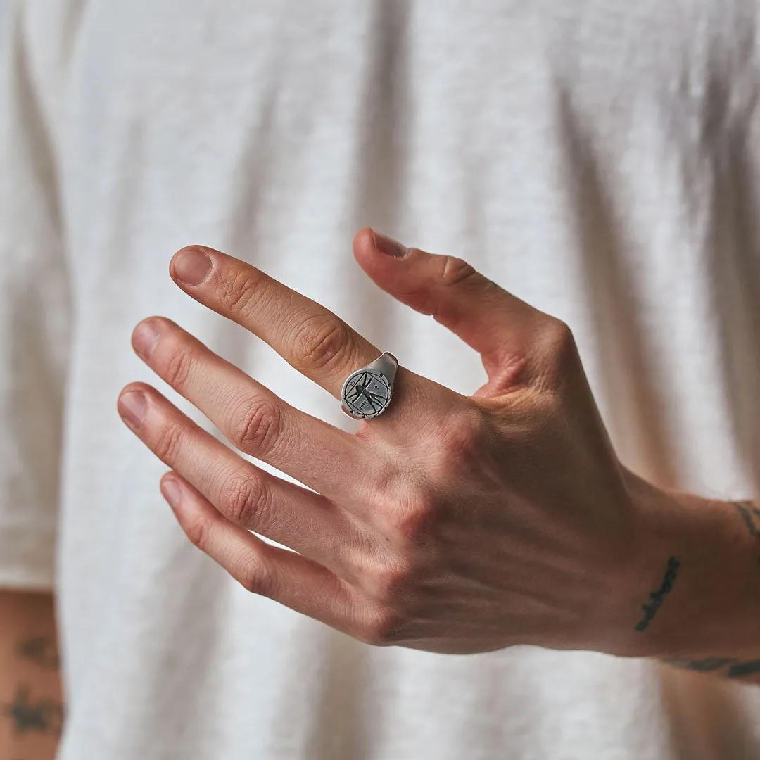 Silver Vitruvian Ring