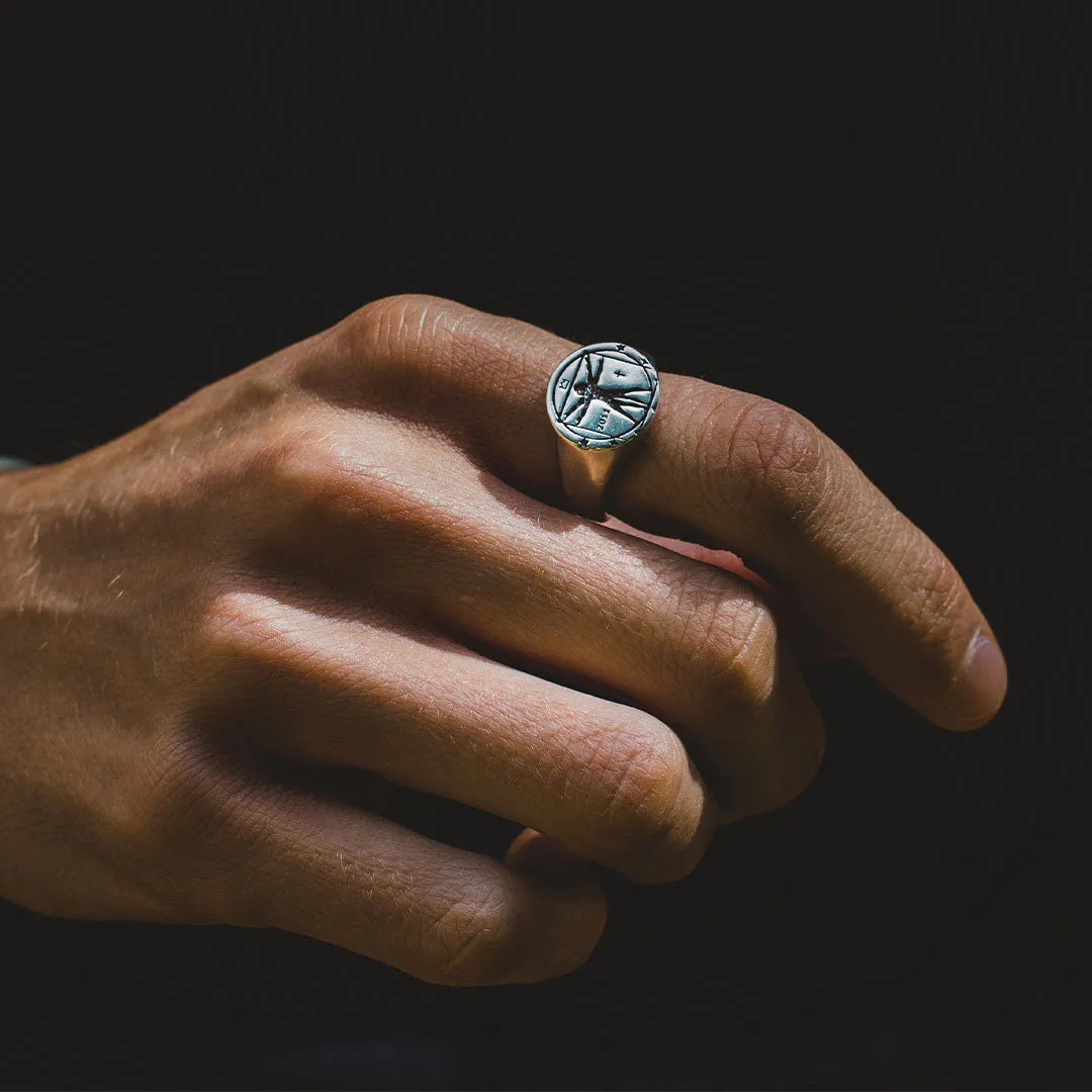 Silver Vitruvian Ring