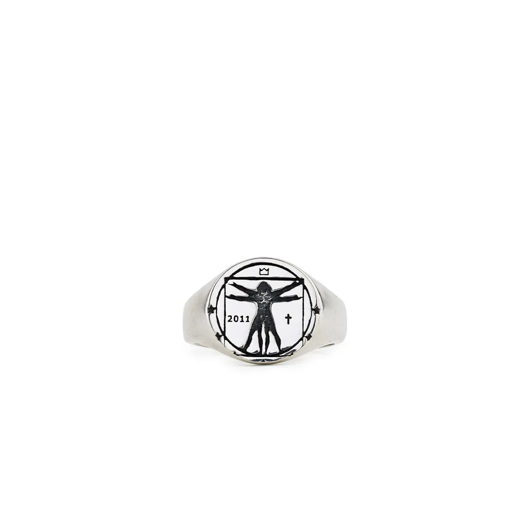 Silver Vitruvian Ring
