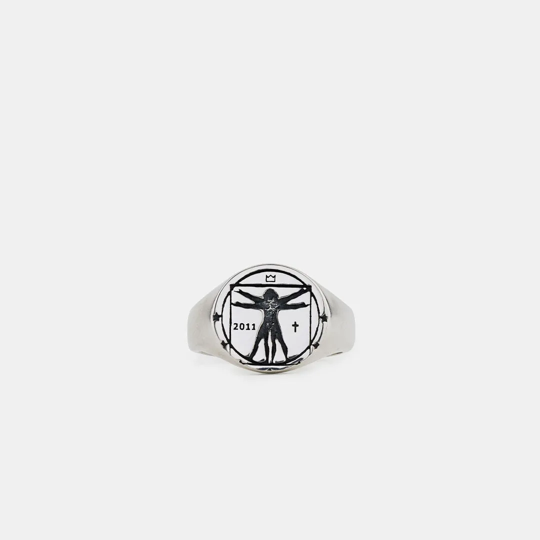 Silver Vitruvian Ring