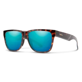 Smith Lowdown 2 Tortoise Frame - ChromaPop Polarized Opal Mirror Lens - Polarized Sunglasses
