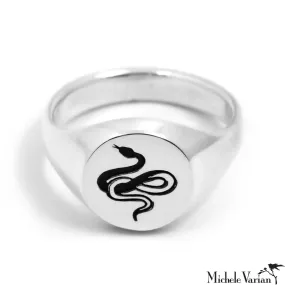 Snake Signet Ring