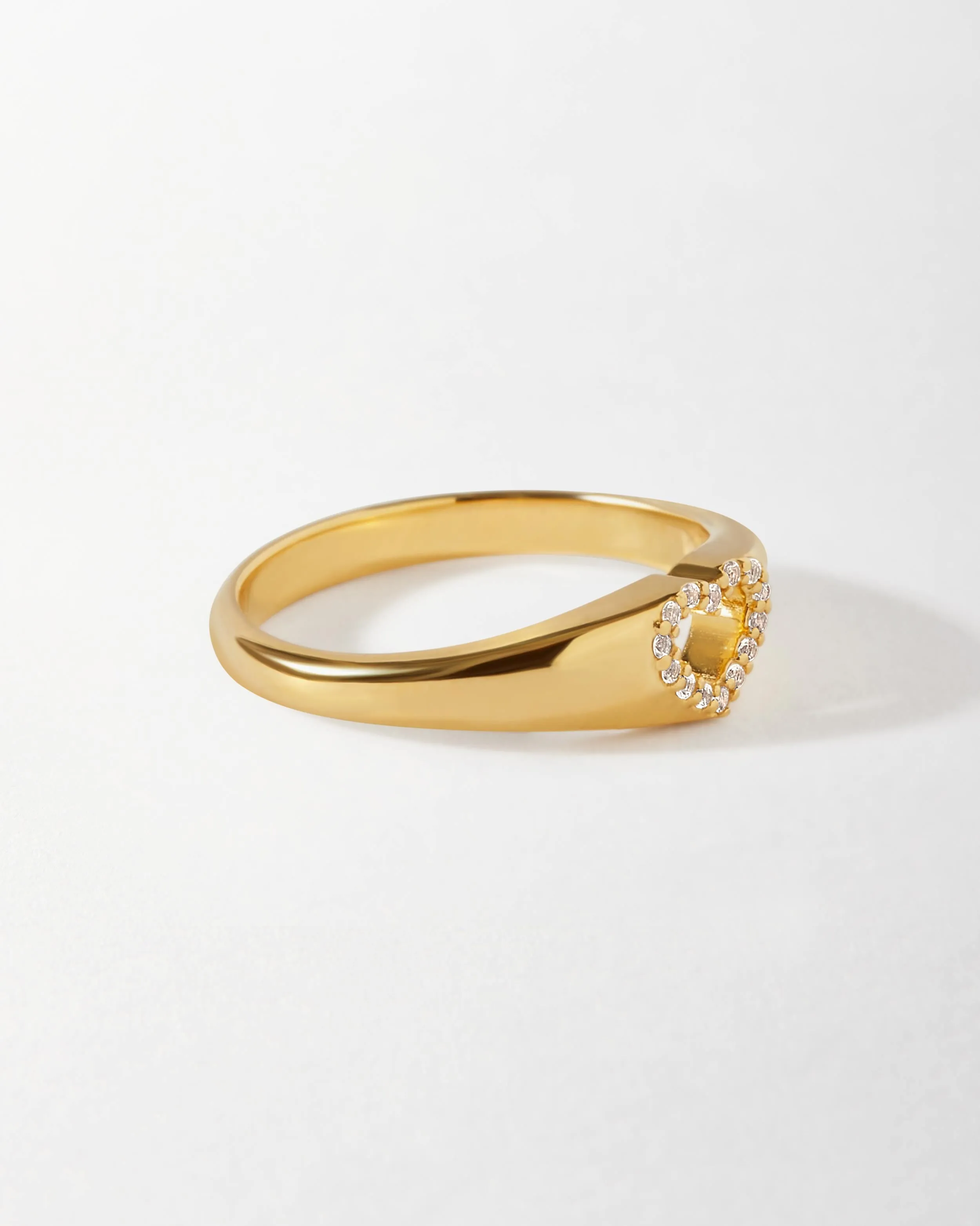 Sophia Heart Pinky Signet Ring