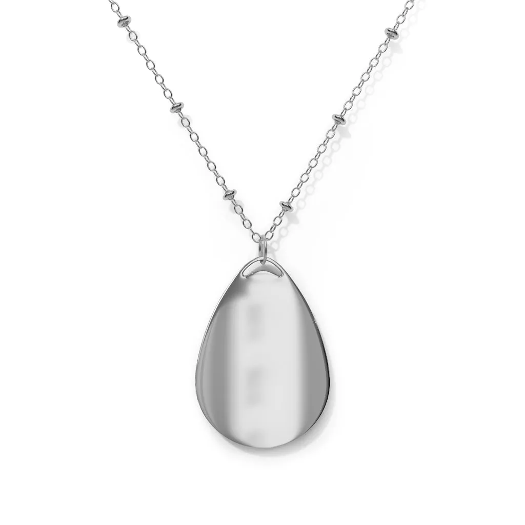 Spam the Death Mount Oval Necklace