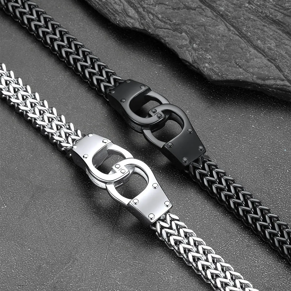 Stainless Steel Celtic Knot Link Bracelet Gift For Men