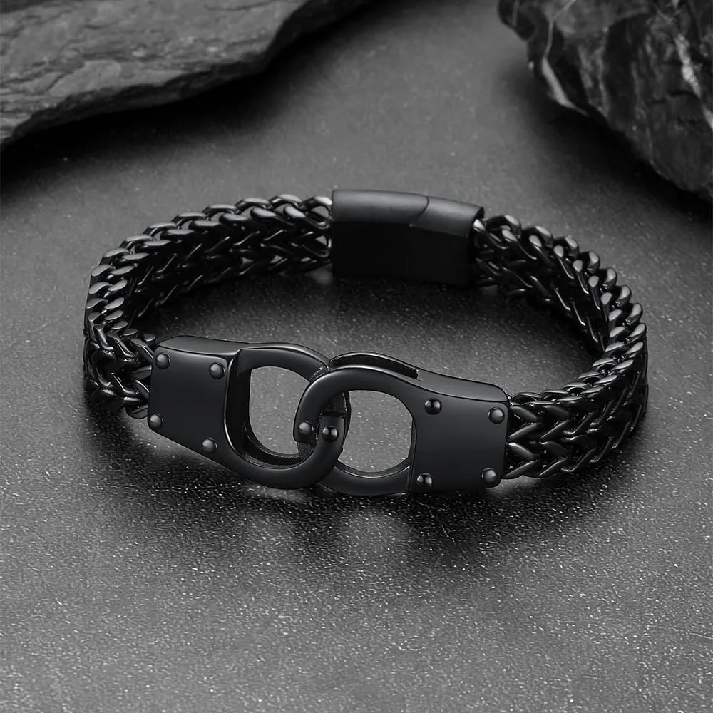 Stainless Steel Celtic Knot Link Bracelet Gift For Men