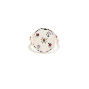 STELLAR SIGNET RING - SILVER