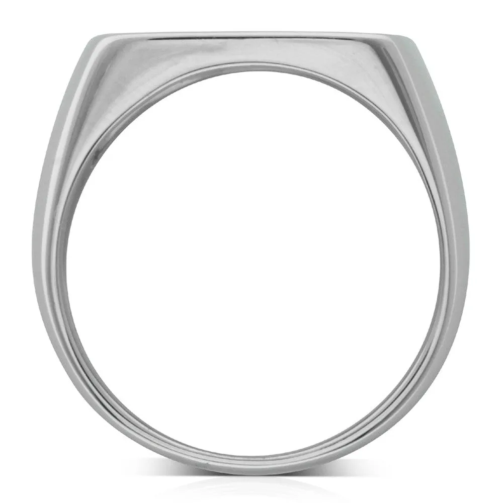 Sterling Silver Square Signet Ring