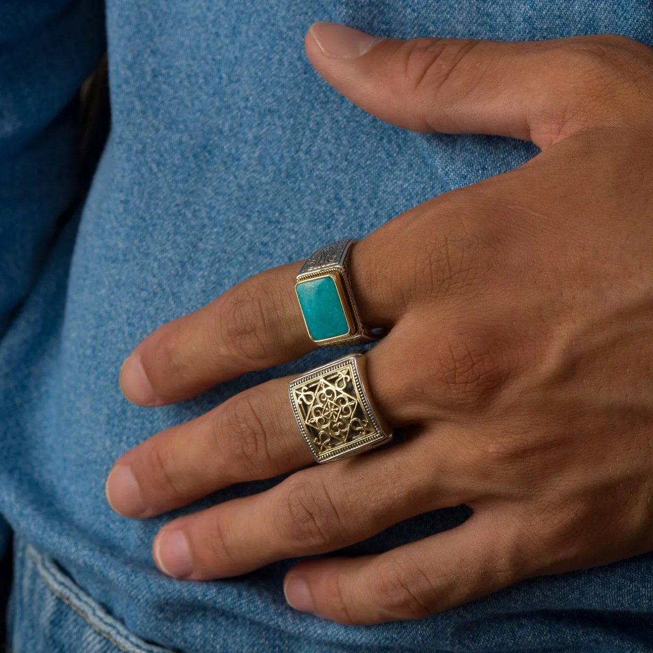 Straight Shank Club Ring
