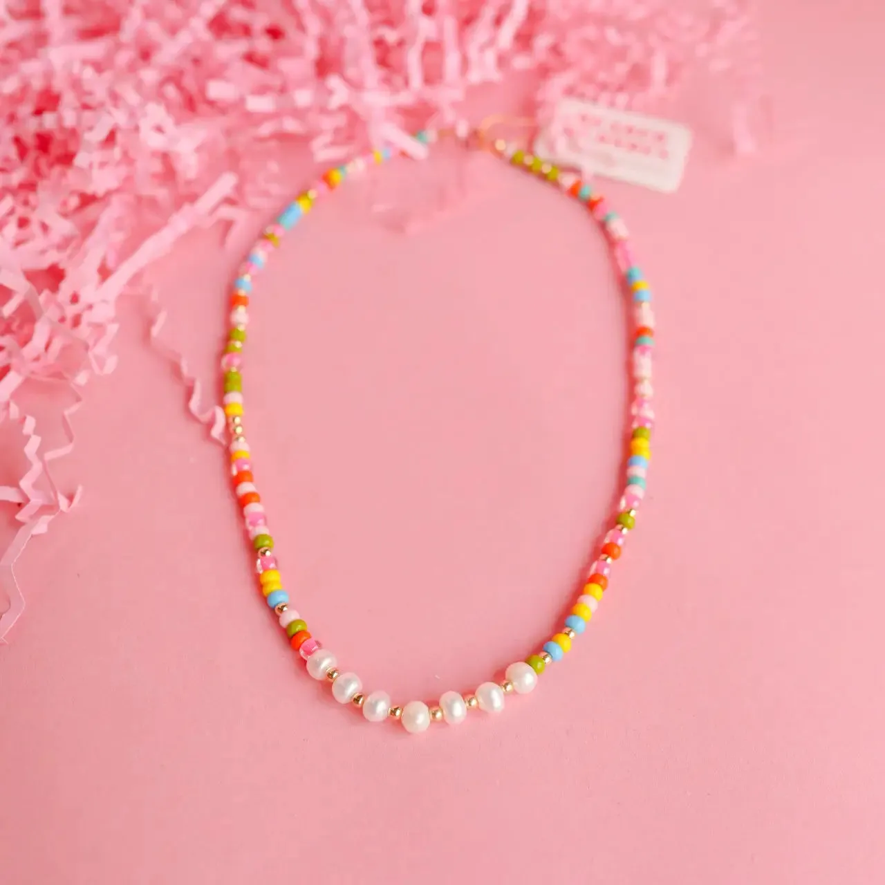 Tatum Multicolor Pearl Necklace