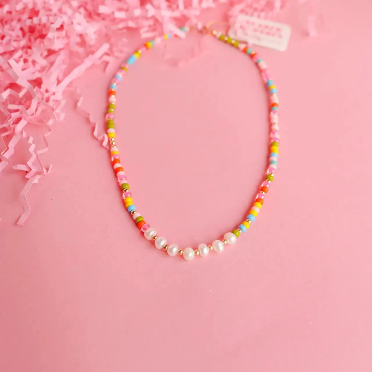 Tatum Multicolor Pearl Necklace