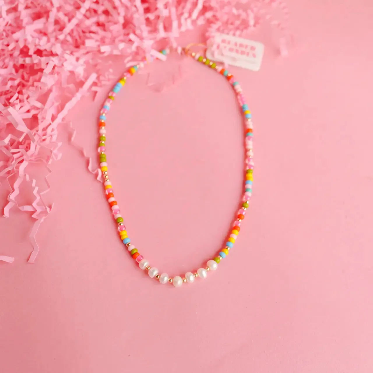 Tatum Multicolor Pearl Necklace