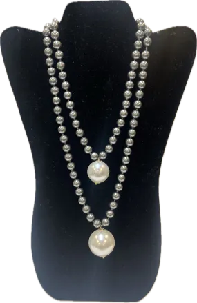 The Betty Necklace- Silver W/ Pearl