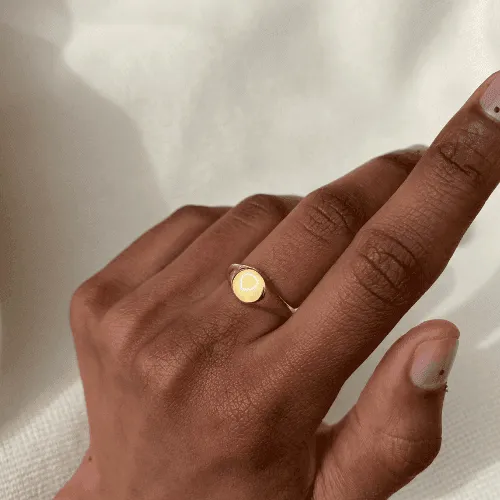 THE MALU RING  - Solid 14k yellow gold