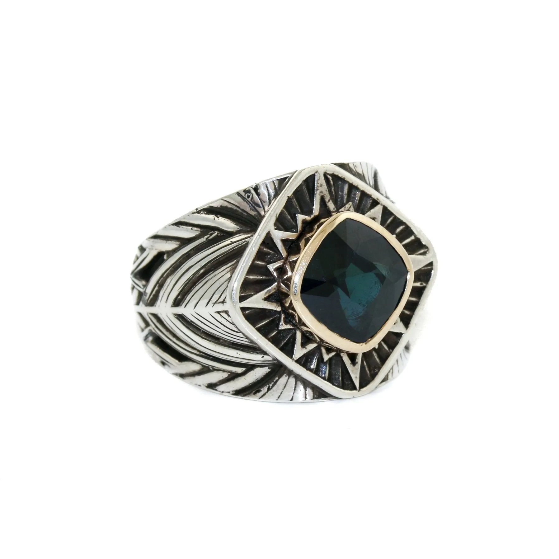 The Rigel Signet x Montana Sapphire -Made to Order