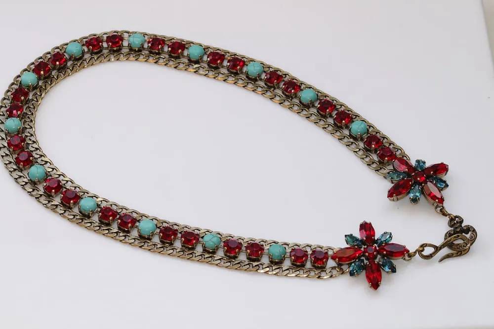 TURQUOISE AND GARNET