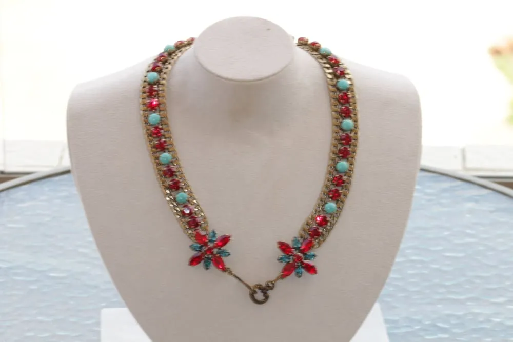 TURQUOISE AND GARNET