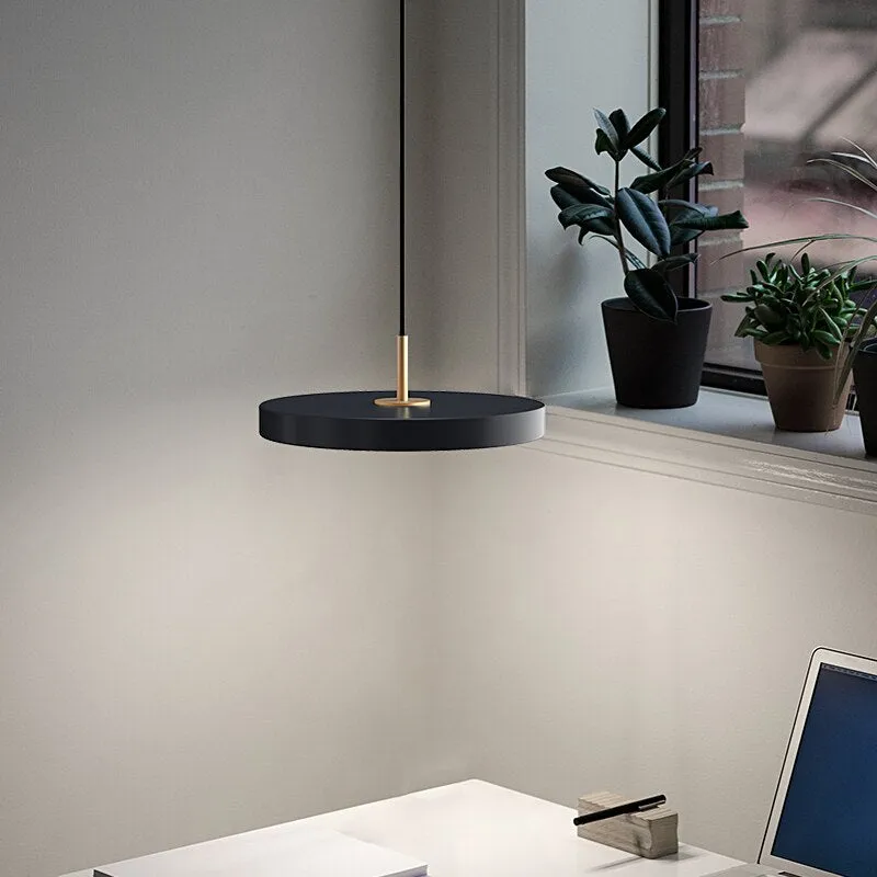 UFO Metal Led Pendant Light Modern Art Design Suspension Round Indoor Hanging Lamp Nordic Kitchen Dining Living Room Home Decor