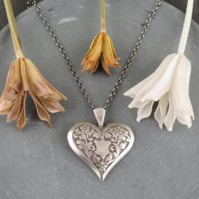 Vintage Treasured Heart Necklace