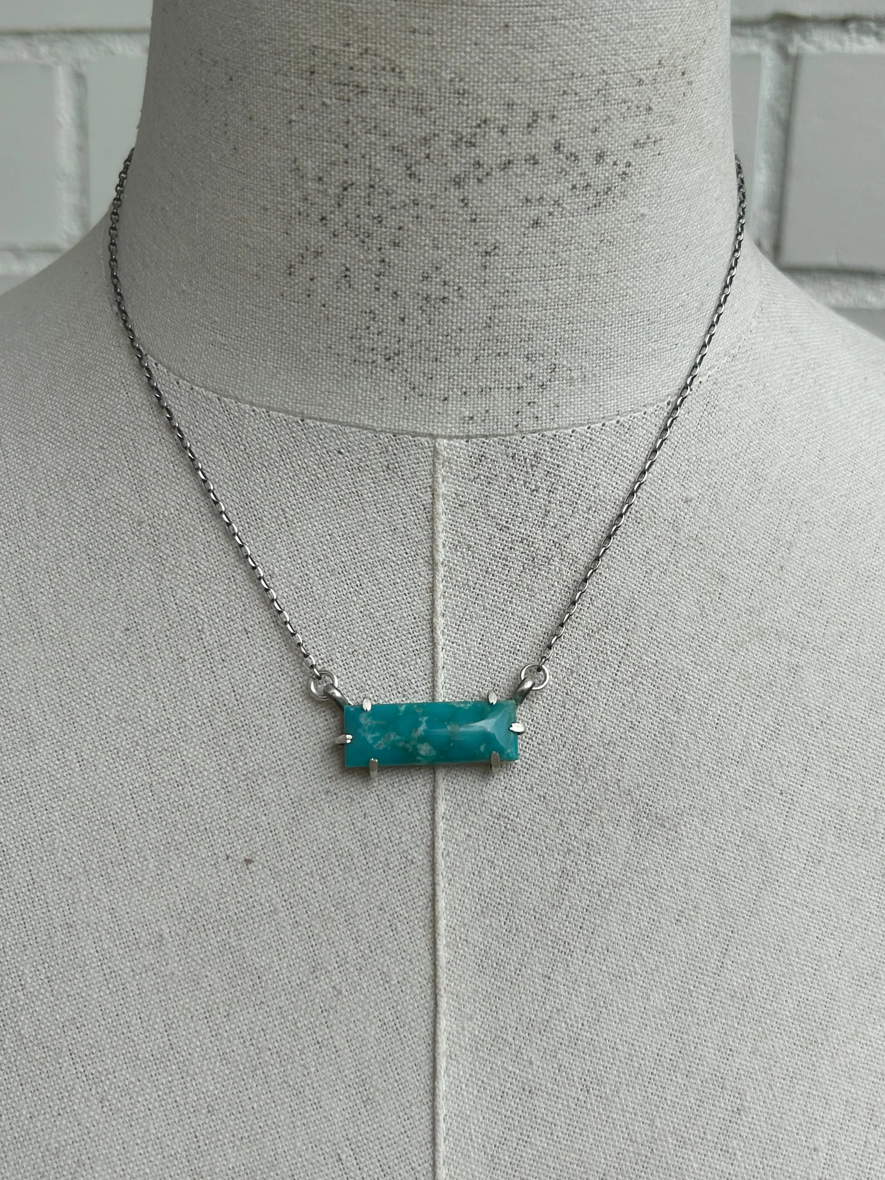 Waterproof Kingman Bar Necklace #31