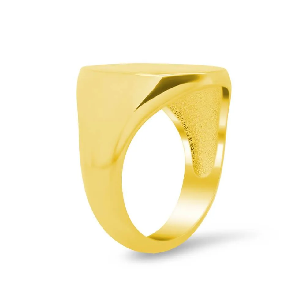 Women's Oval Signet Ring - Extra Large