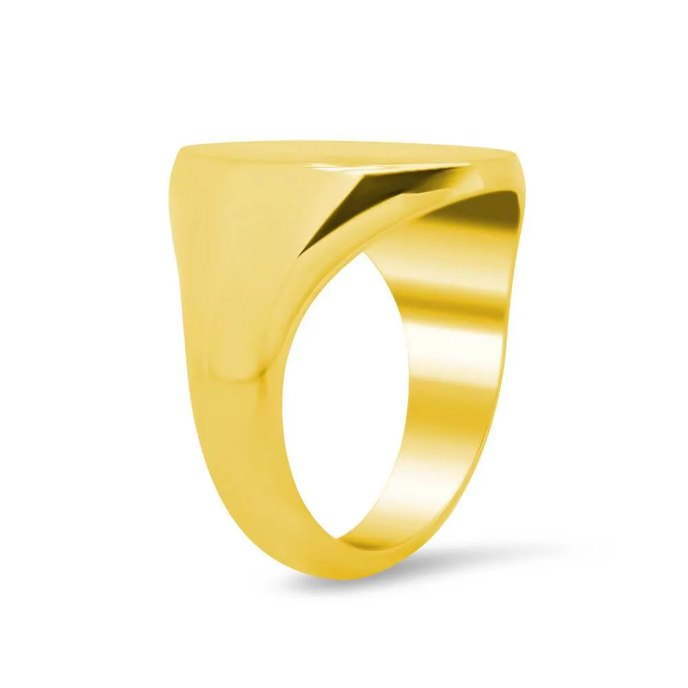 Women's Oval Signet Ring - Extra Large