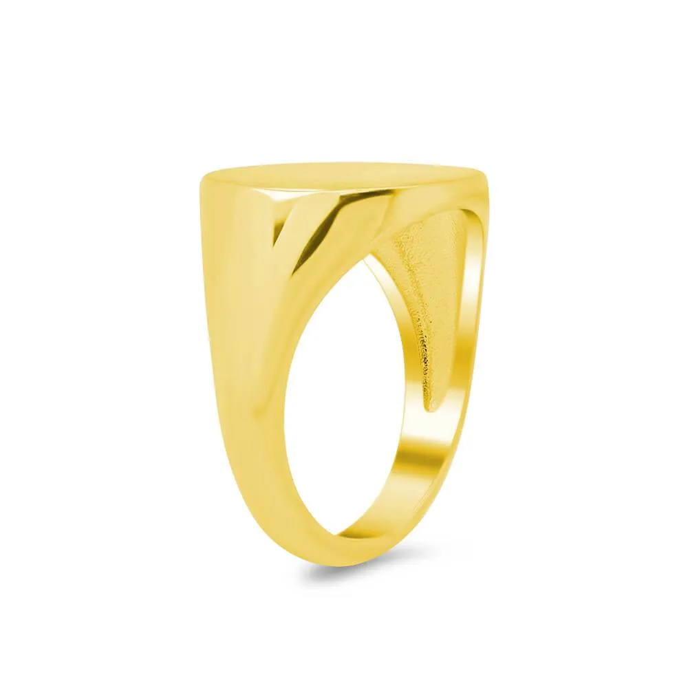 Women's Square Signet Ring - Extra Large