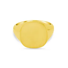 Women's Square Signet Ring - Extra Large