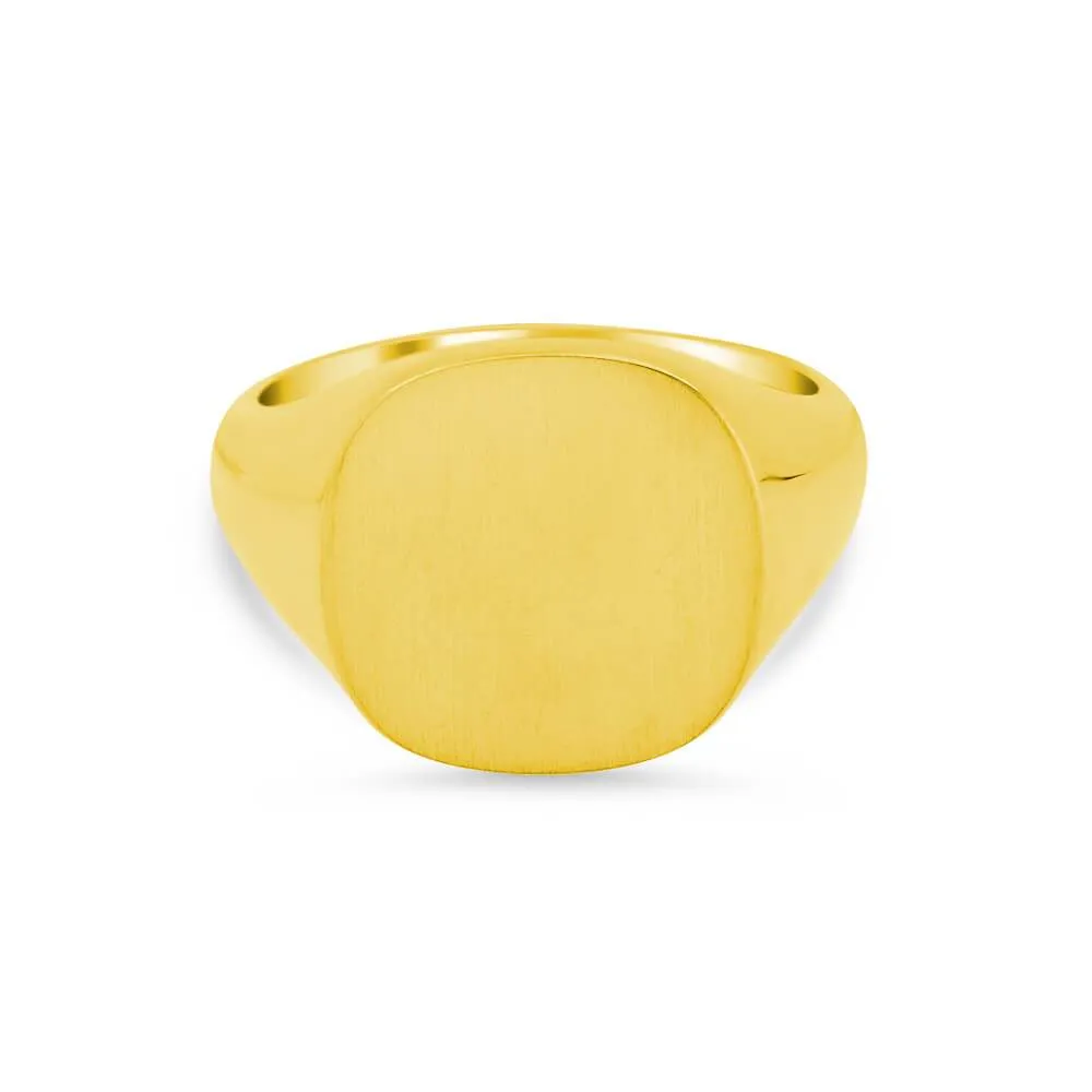 Women's Square Signet Ring - Extra Large