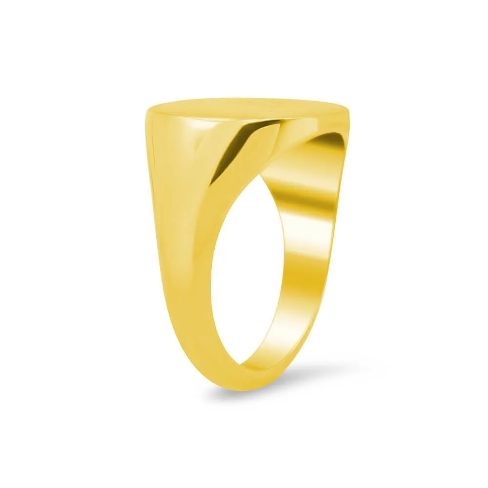 Women's Square Signet Ring - Extra Large