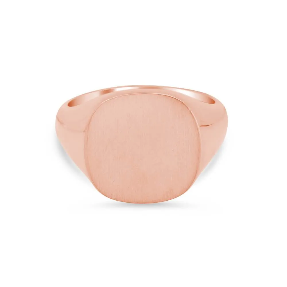 Women's Square Signet Ring - Extra Large