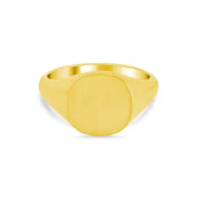 Women's Square Signet Ring - Medium